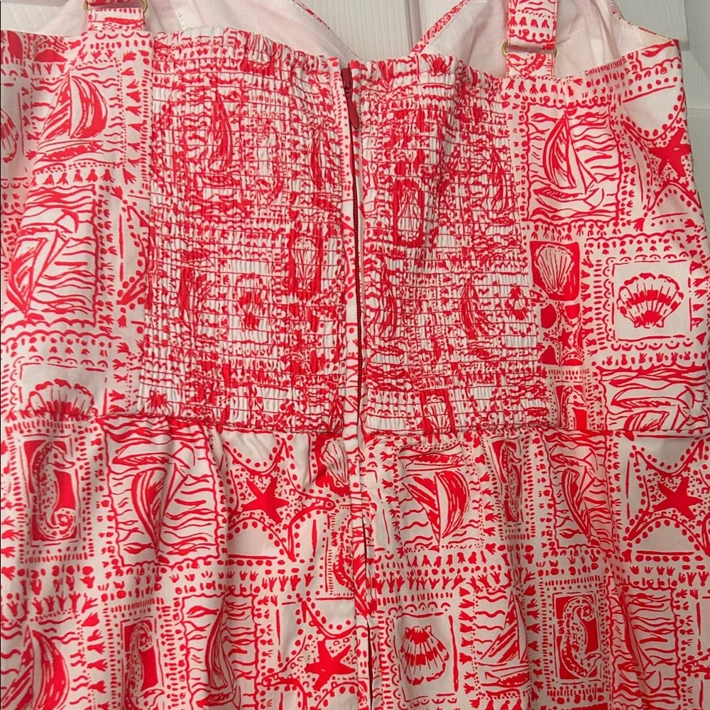 Lilly Pulitzer Red and White Dress - Picture 5 of 6